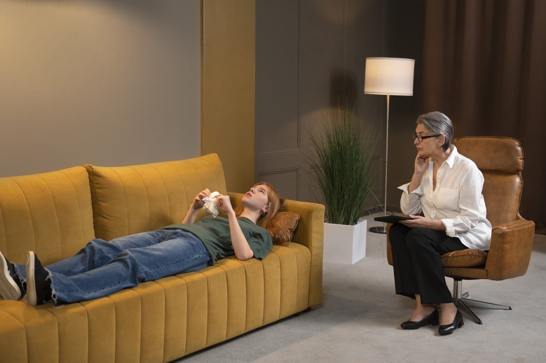 Ambiente de atendimento da clínica